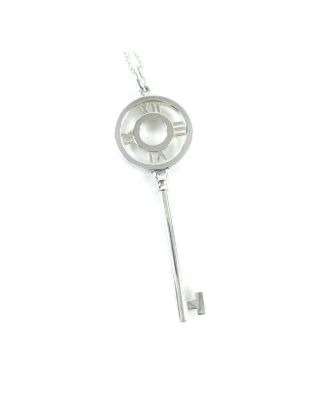 Tiffany & Co. Atlas Ski Necklace Pendant Silver